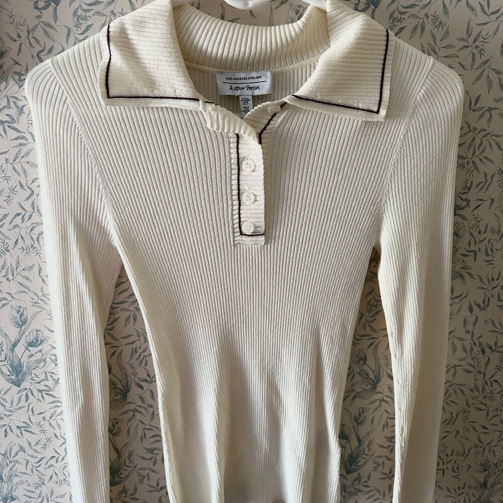 And Other Stories collar Top